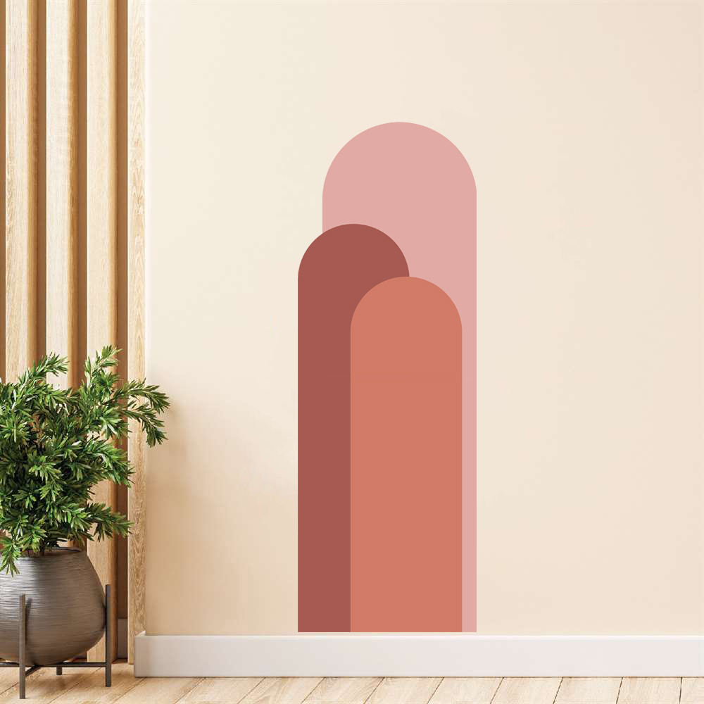 Autocollants muraux arc bohème - Pvc Panel Background avis et prix